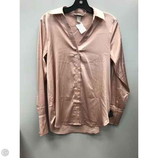Top Long Sleeve By H&m In Pink, Size: S