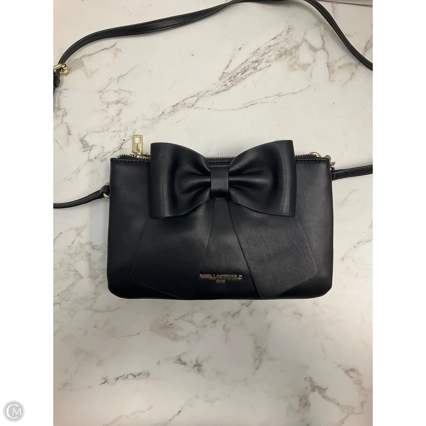 Crossbody Designer By Karl Lagerfeld, Size: Medium
