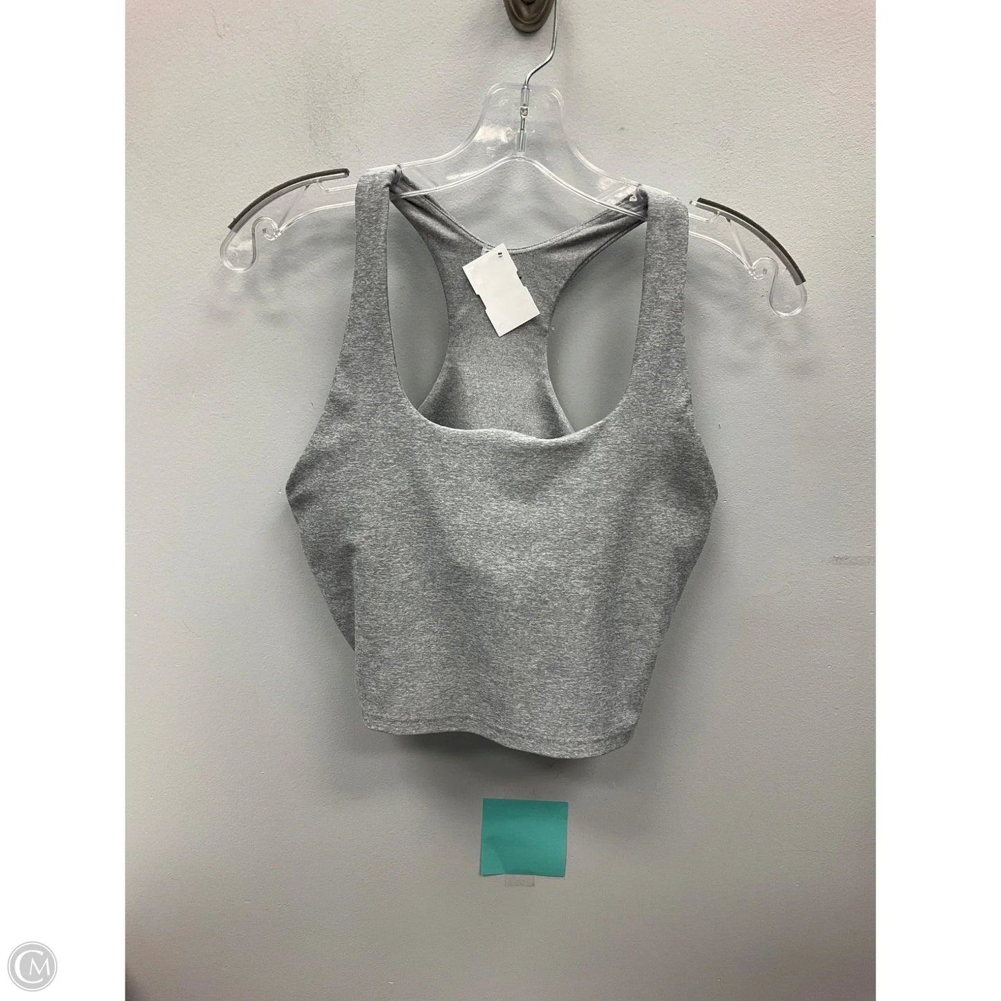 Athletic Tank Top By Old School In Grey, Size: M