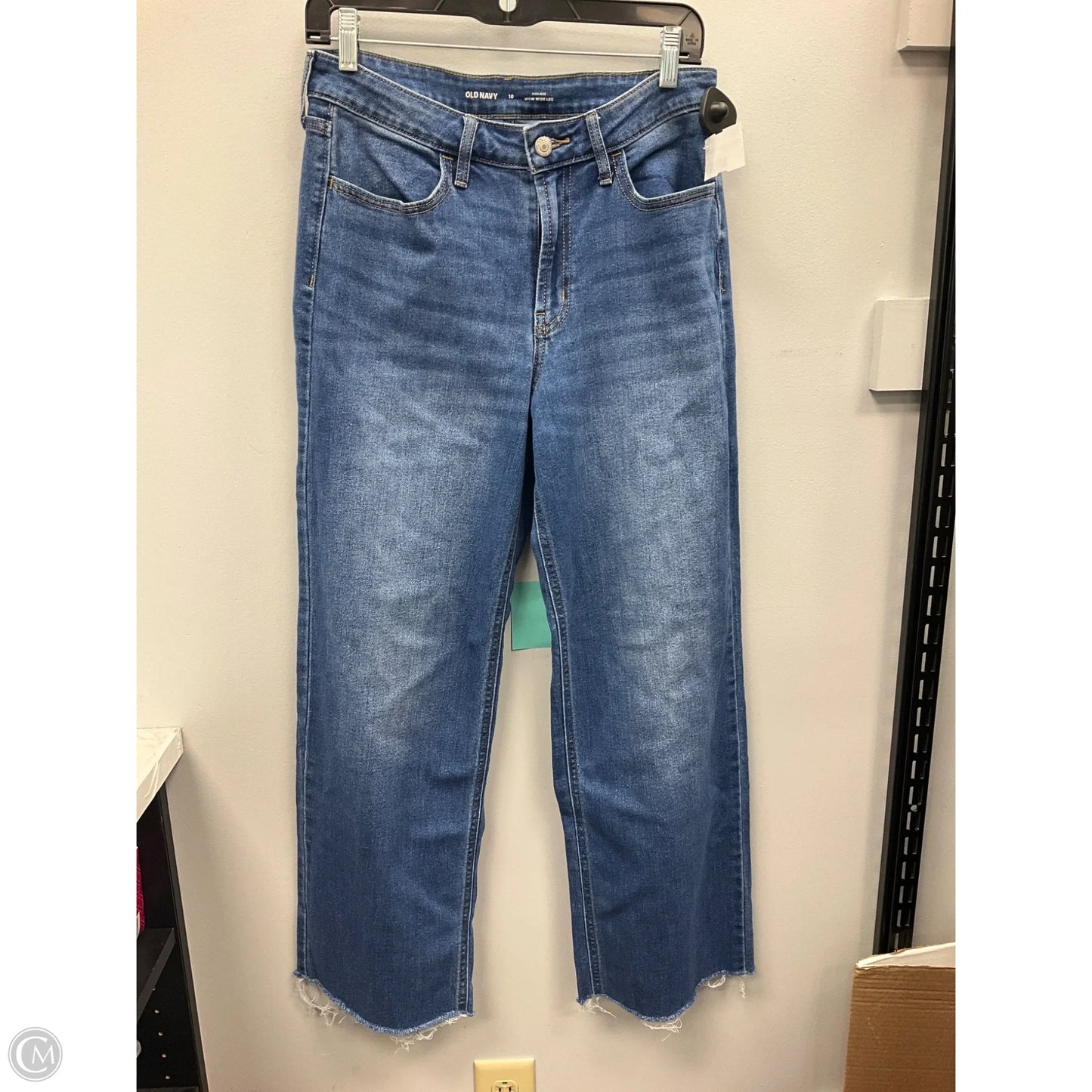Jeans Wide Leg By Old Navy In Blue, Size: 10