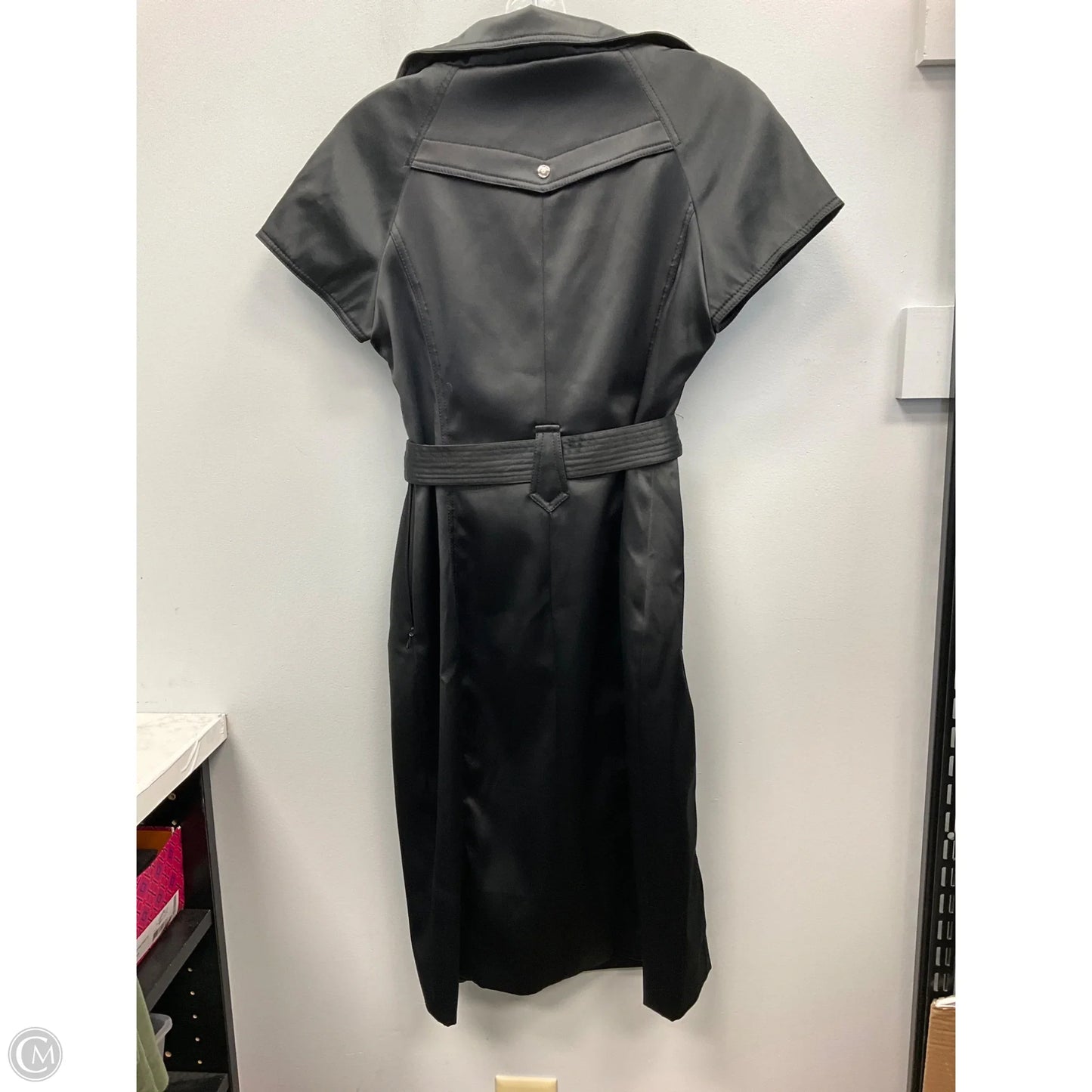 Dress Casual Midi By Karen Millen In Black, Size: 12