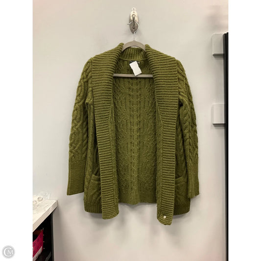 Sweater Cardigan By Talbots In Green, Size: S