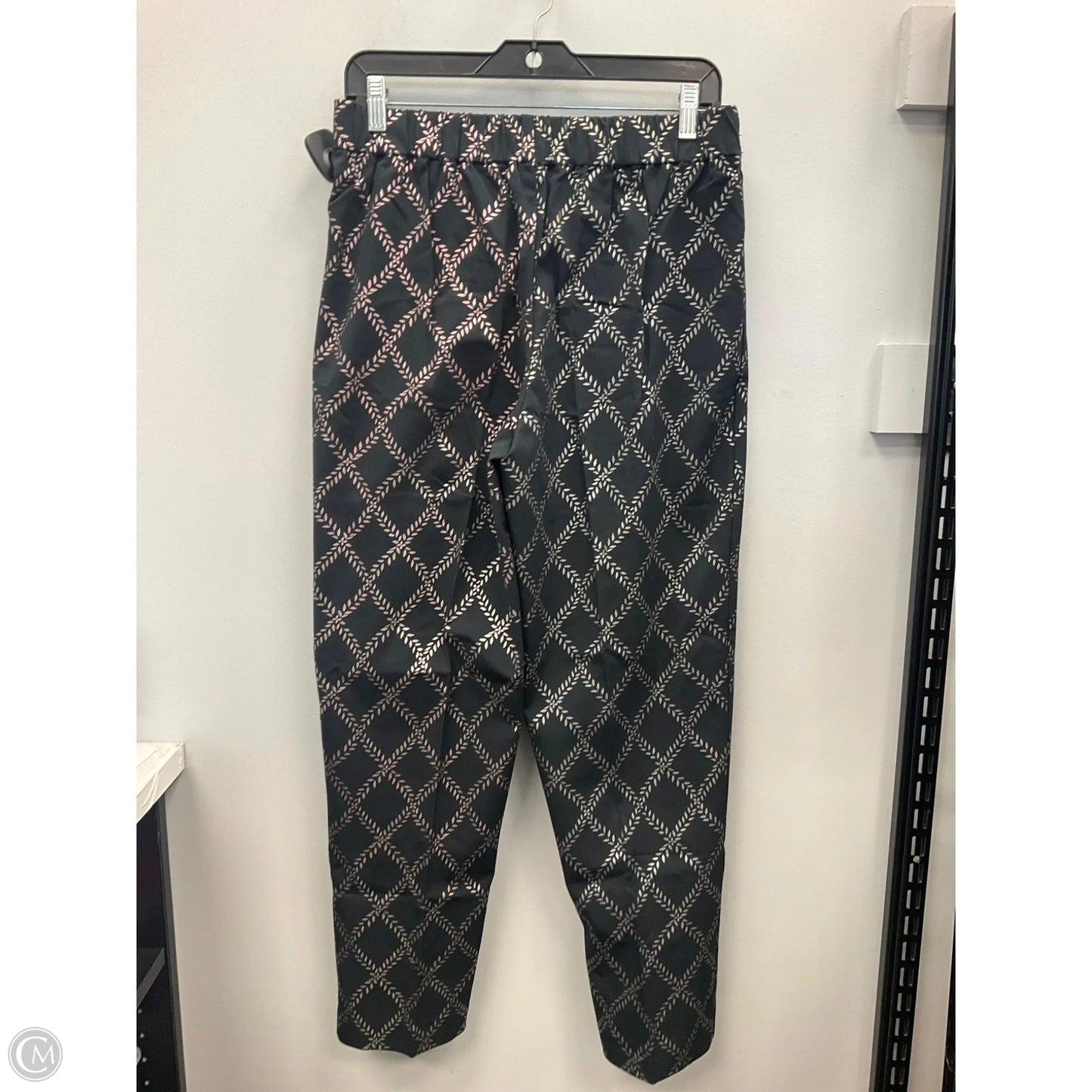 Pants Other By Isaac Mizrahi Live Qvc In Black & Silver, Size: 10