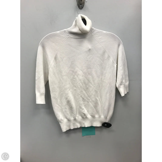 Top Short Sleeve By Zara In Cream, Size: S