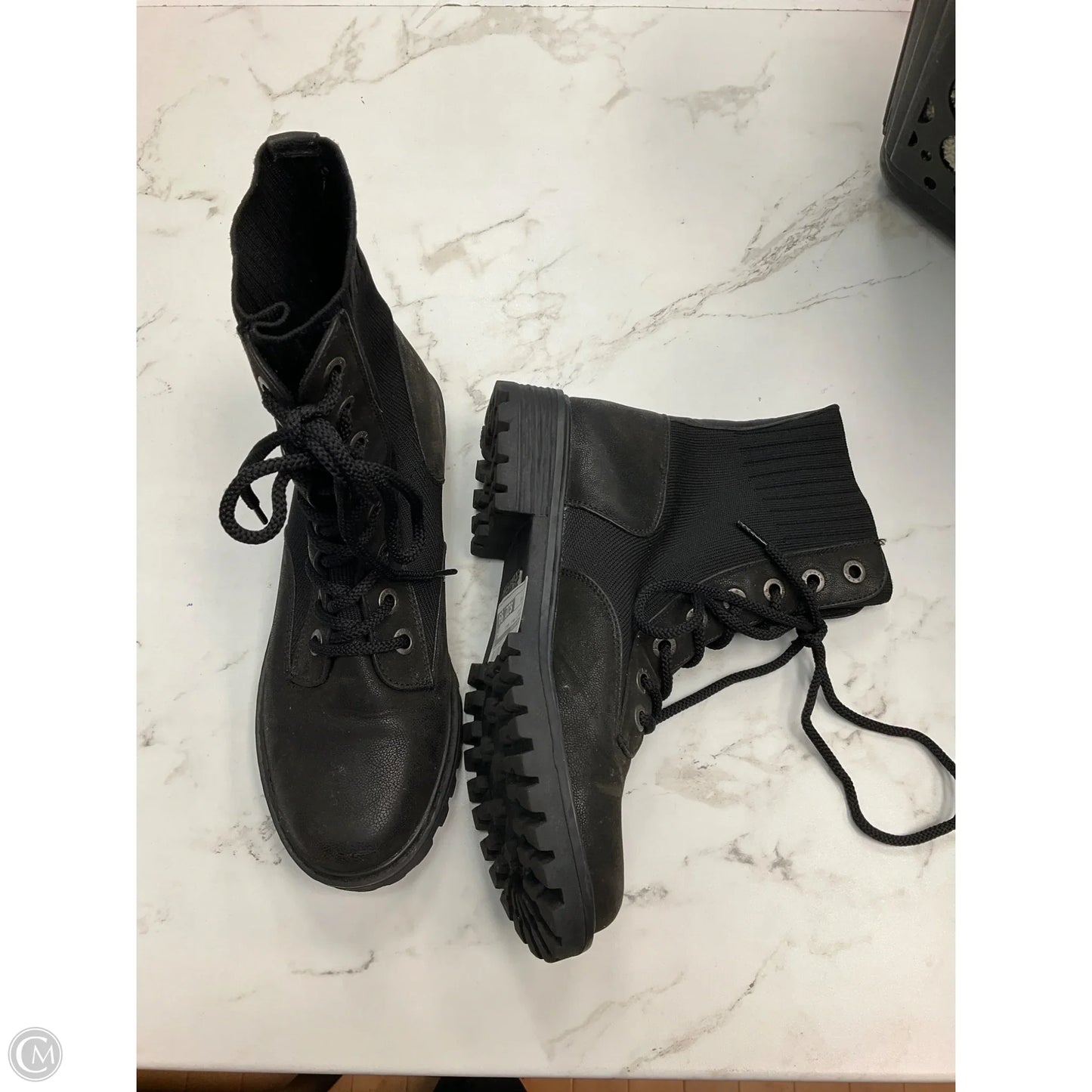 Boots Ankle Heels By Blowfish In Black, Size: 8
