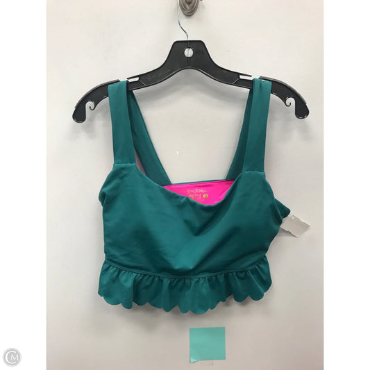 Top Sleeveless Designer By Lilly Pulitzer In Green, Size: L