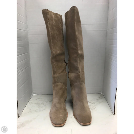 Boots Knee Heels By Dolce Vita In Taupe, Size: 8