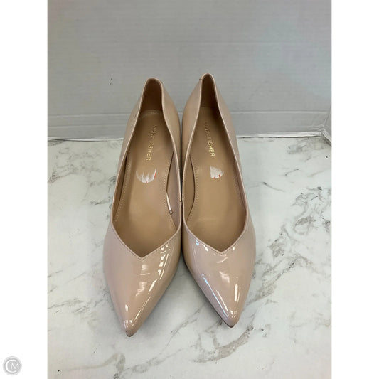 Shoes Heels Block By Marc Fisher In Cream, Size: 9.5