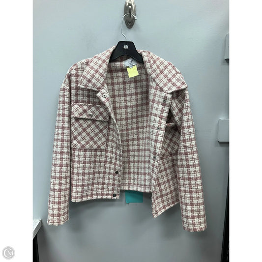Jacket Other By Clothes Mentor In Pink & White, Size: Xs