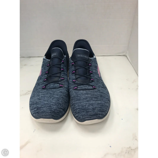 Shoes Sneakers By Skechers In Blue, Size: 9