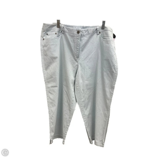 Pants Cropped By Rafaella In Striped Pattern, Size: 18