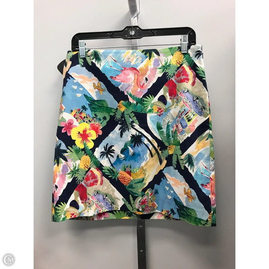 Skirt Mini & Short By Talbots In Multi-colored, Size: 4