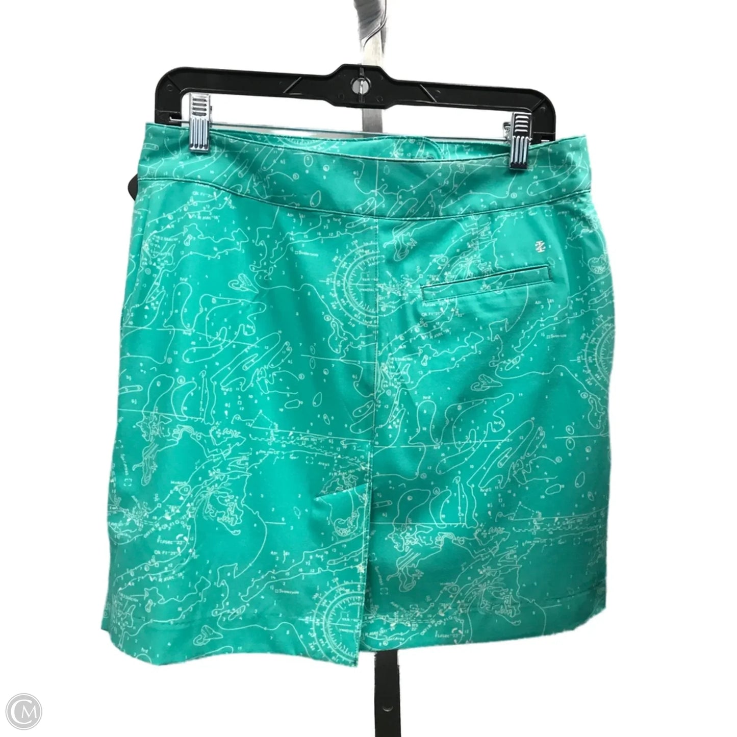 Skirt Mini & Short By Izod In Teal, Size: 4