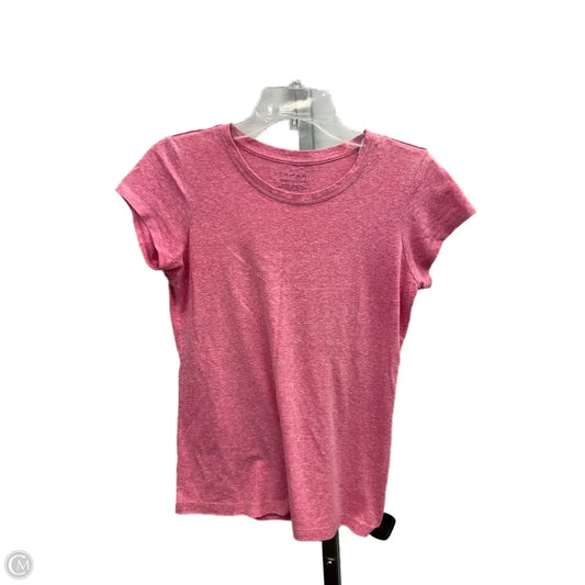 Top Short Sleeve By Tahari By Arthur Levine In Pink, Size: S