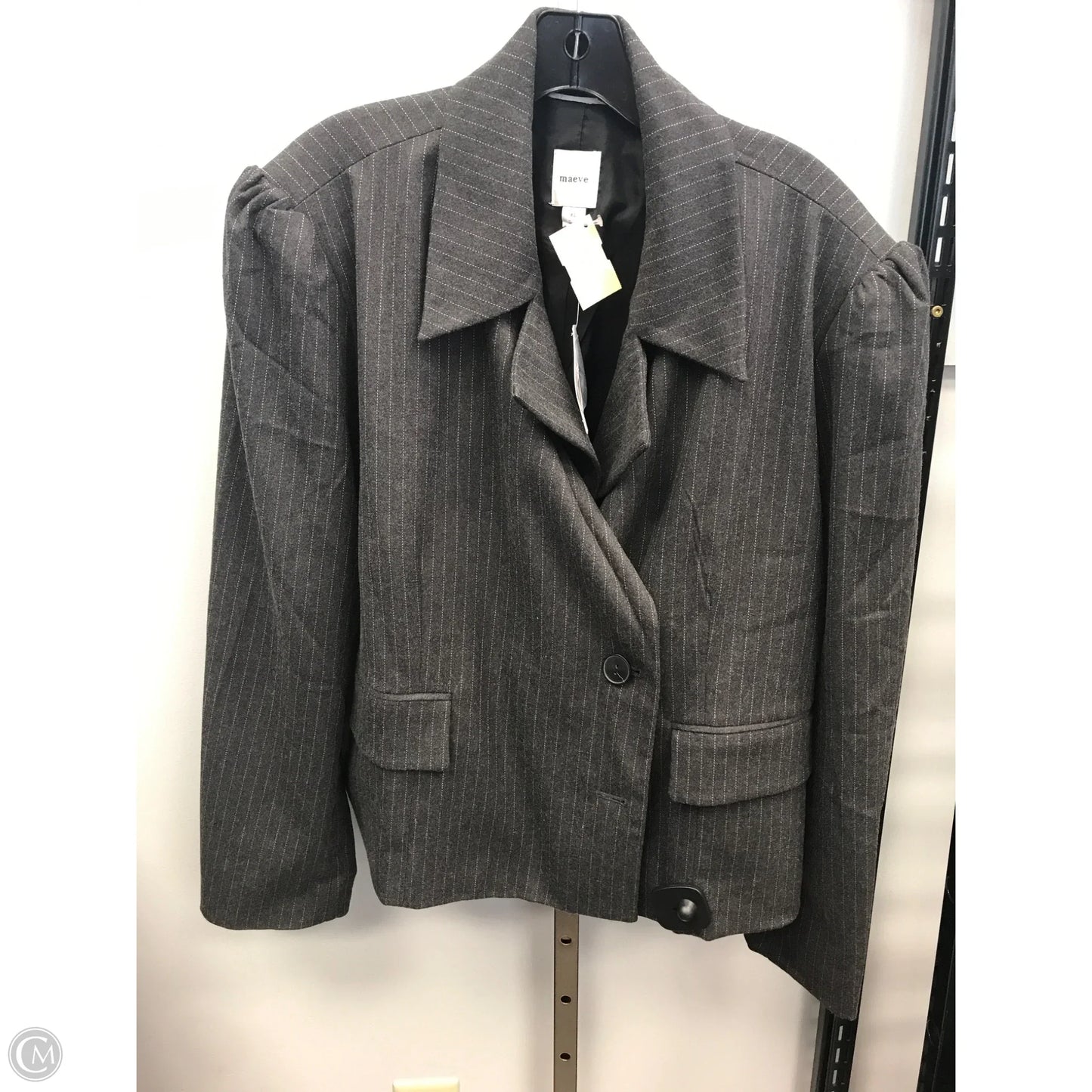 Blazer By Maeve In Grey, Size: Xl