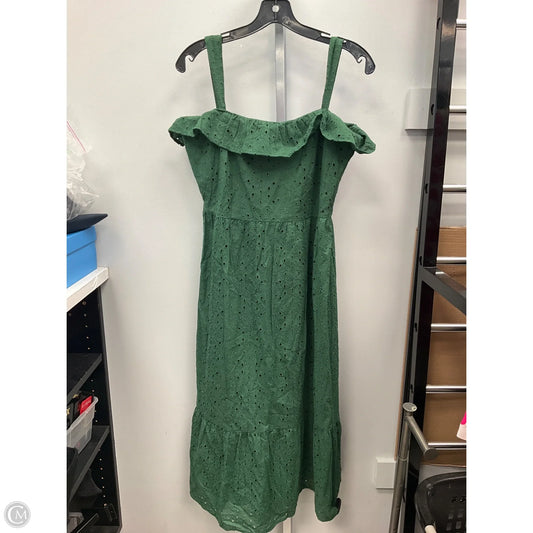 Dress Casual Midi By Loft In Green, Size: 2