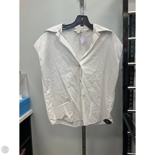 Top Short Sleeve By Vince In White, Size: Xs