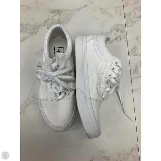 Shoes Sneakers By Vans In White, Size: 7