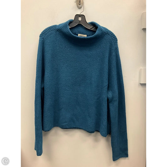 Sweater By Open Edit In Blue, Size: L