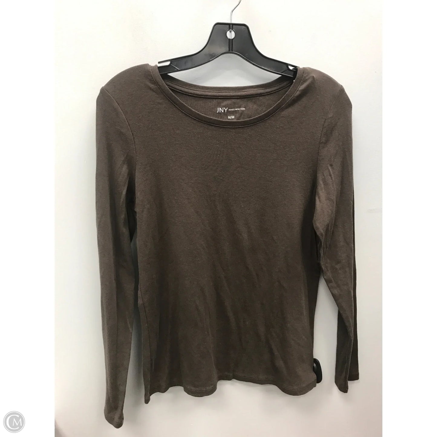 Top Long Sleeve By Jones New York In Brown, Size: M
