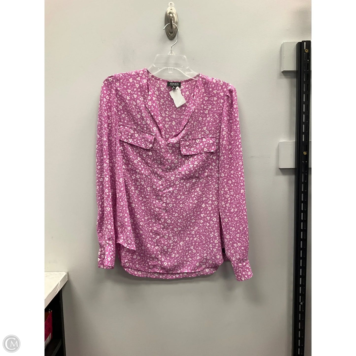 Top Long Sleeve By Jones New York In Purple, Size: M