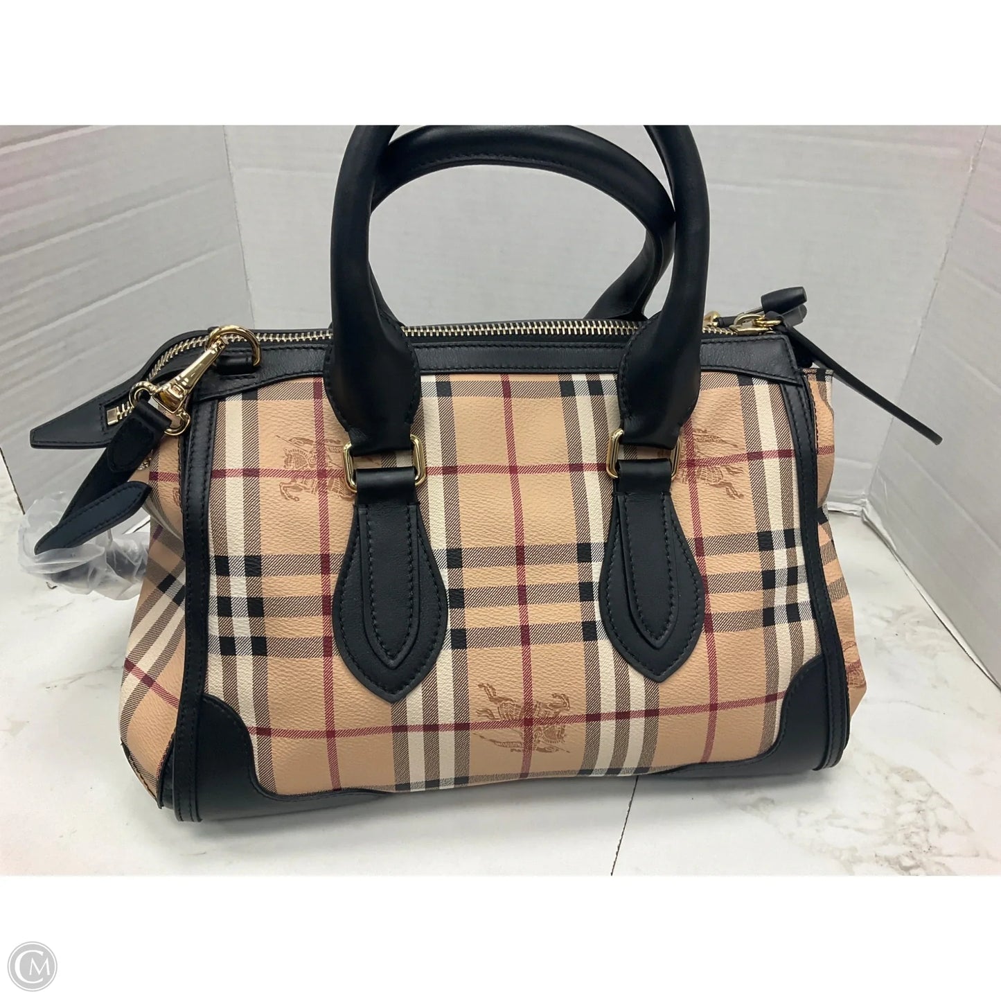 Handbag Luxury Designer By Burberry, Size: Medium