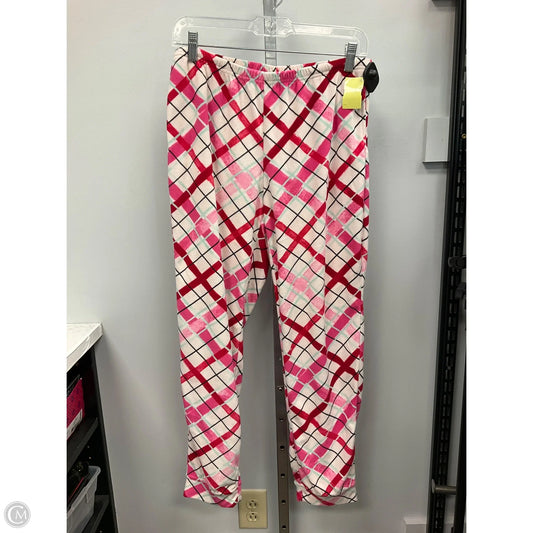 Pajama Pants By Hue In Plaid Pattern, Size: S