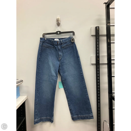 Jeans Wide Leg By Loft In Blue Denim, Size: 6