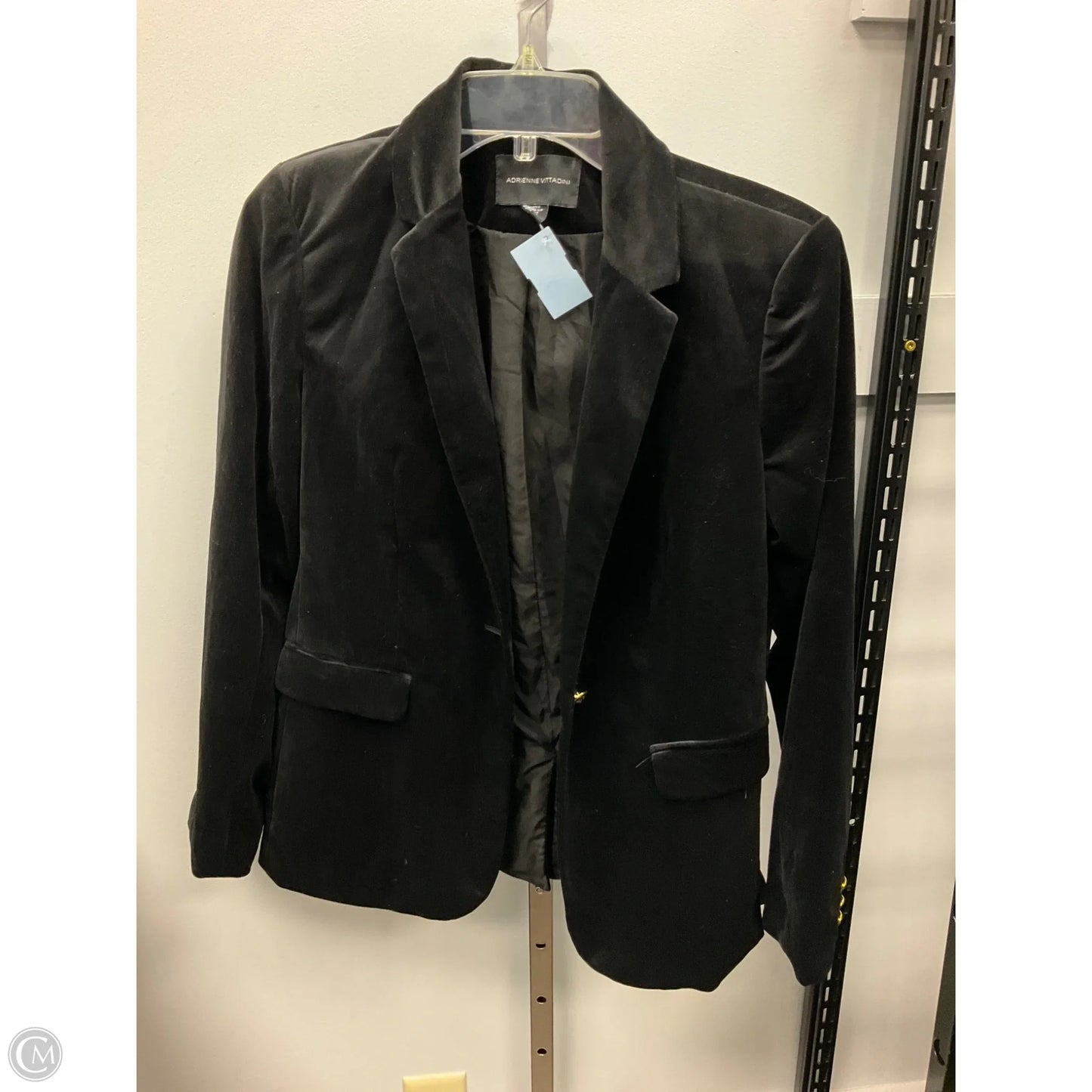 Blazer By Adrienne Vittadini In Black, Size: S