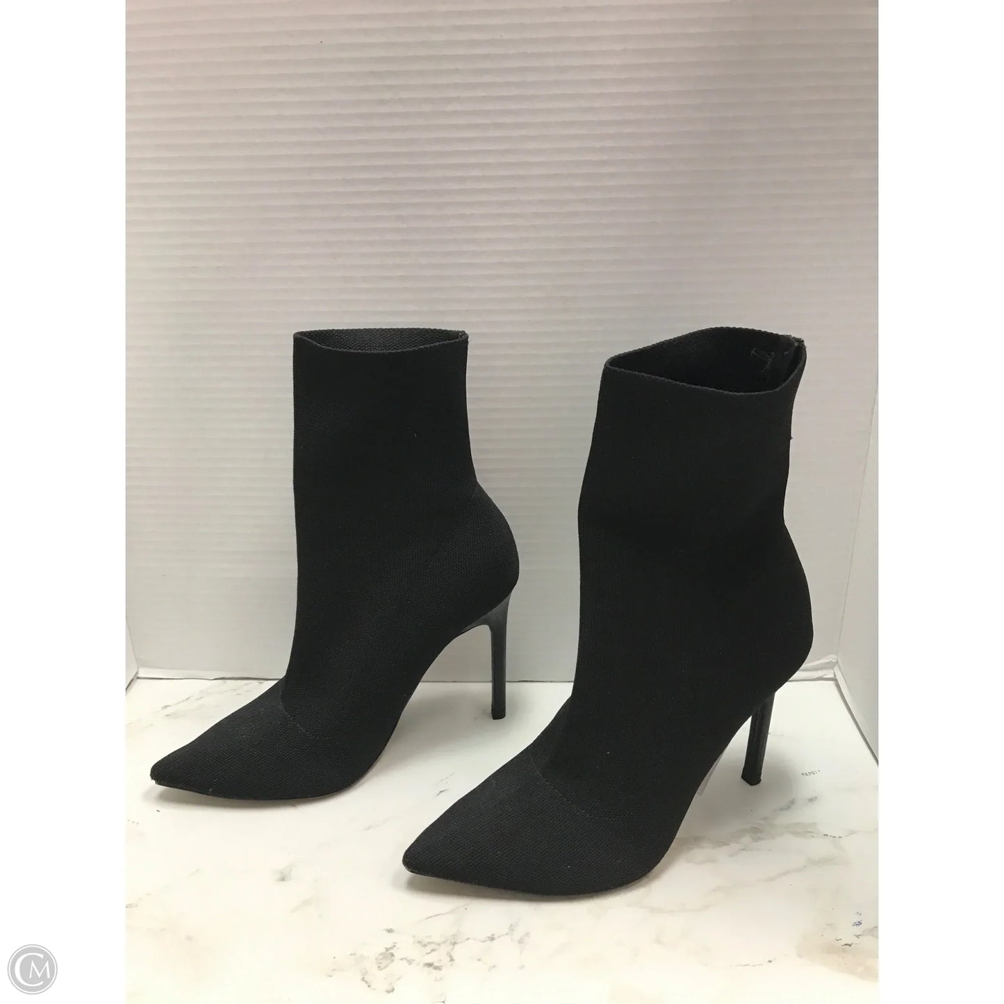 Boots Ankle Heels By Express In Black, Size: 6