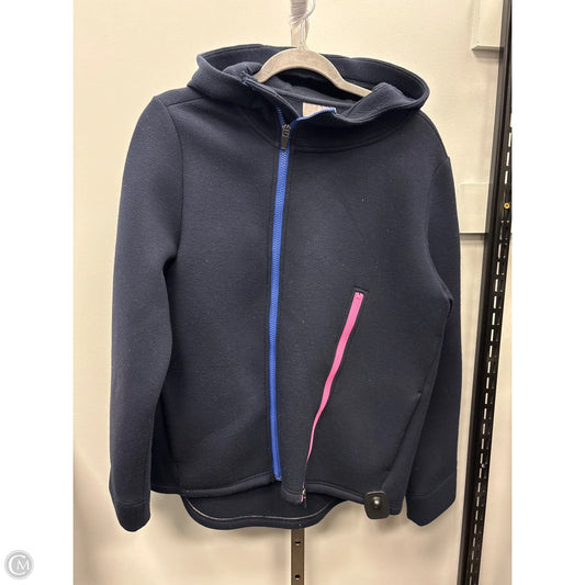 Athletic Jacket By Betsey Johnson In Blue, Size: L