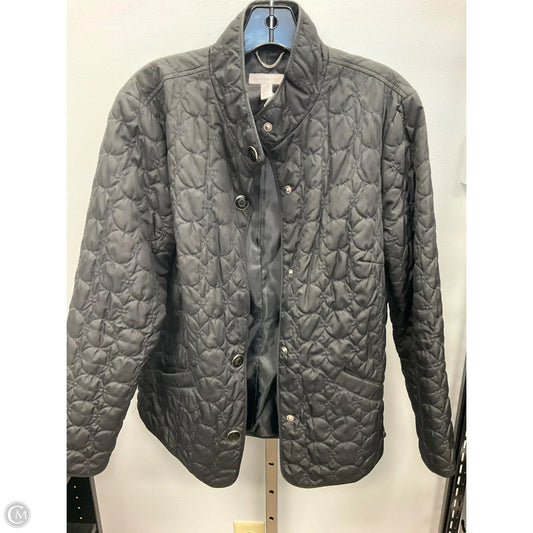 Coat Puffer & Quilted By Charter Club In Black, Size: L