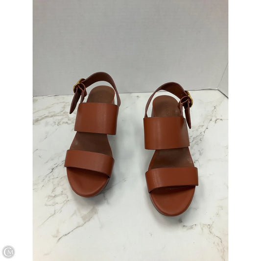 Shoes Heels Block By Aerosoles In Brown, Size: 6