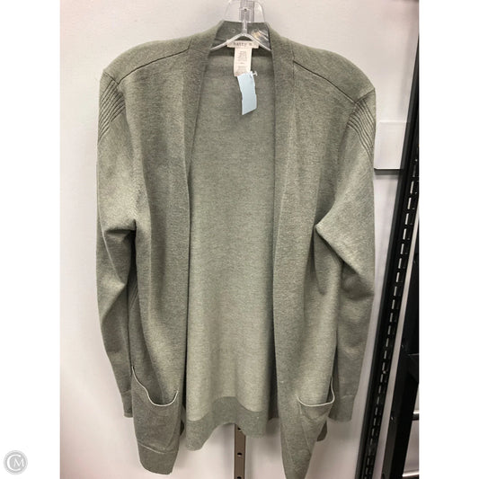 Sweater Cardigan By Matty M In Green, Size: L