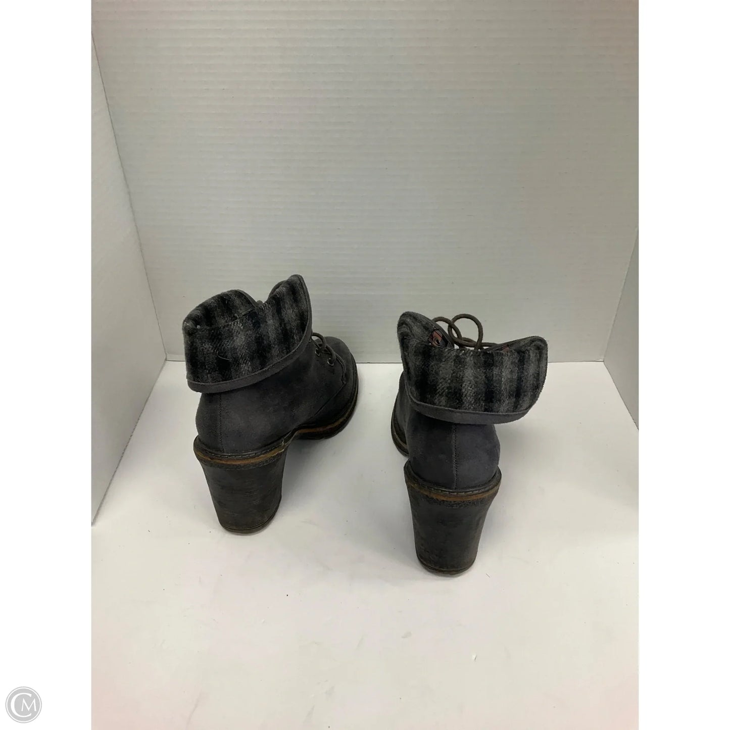 Boots Ankle Heels By White Mountain In Grey, Size: 7.5