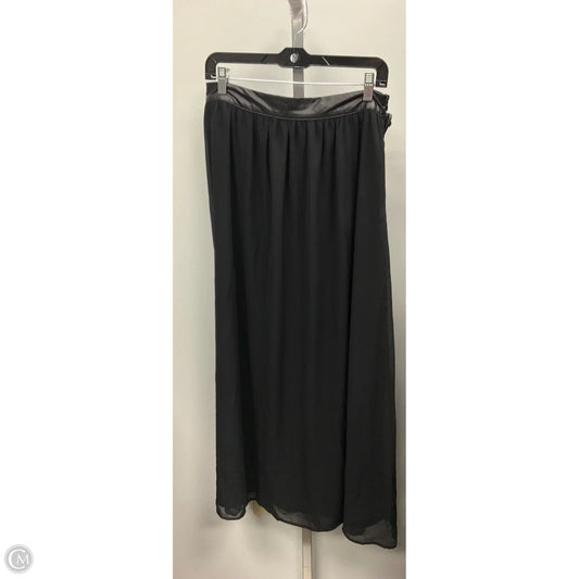 Skirt Maxi By Forever 21 In Black, Size: L
