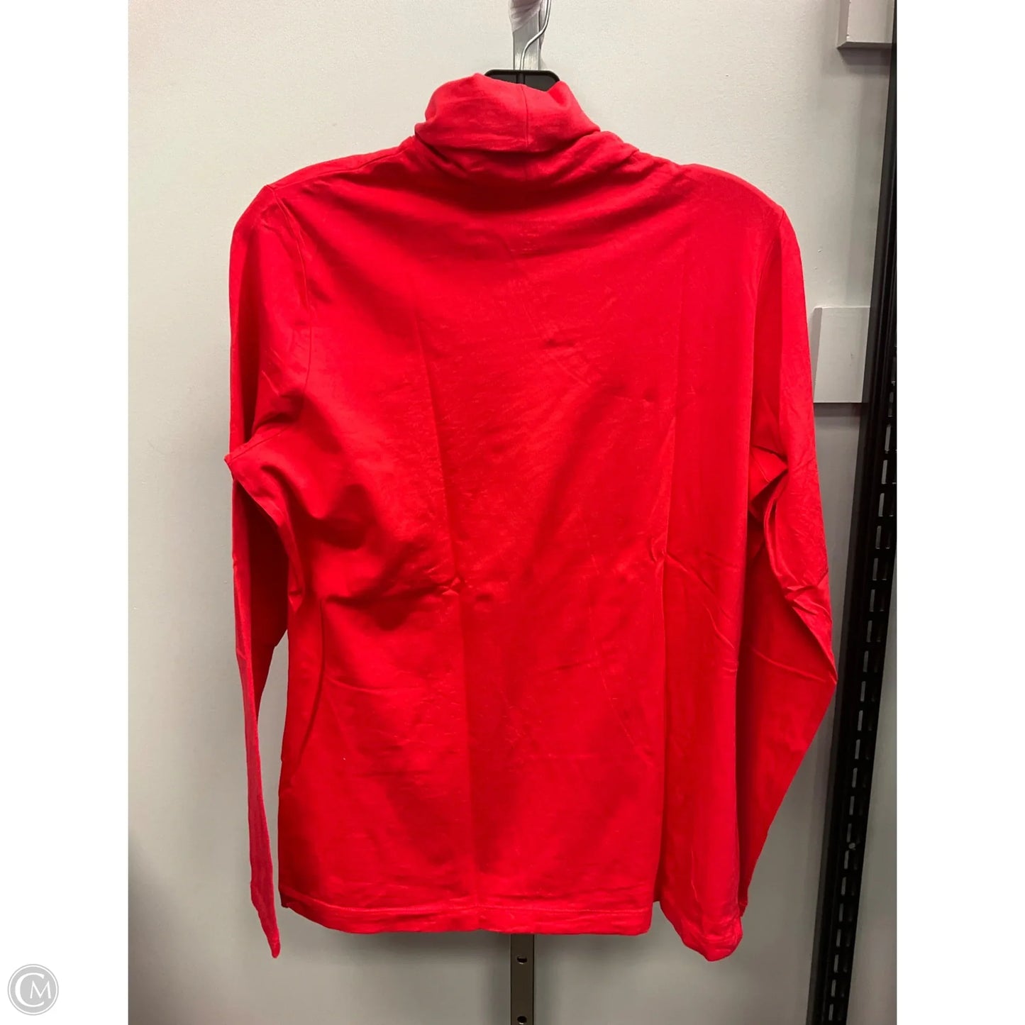 Top Long Sleeve By Lands End In Red, Size: L