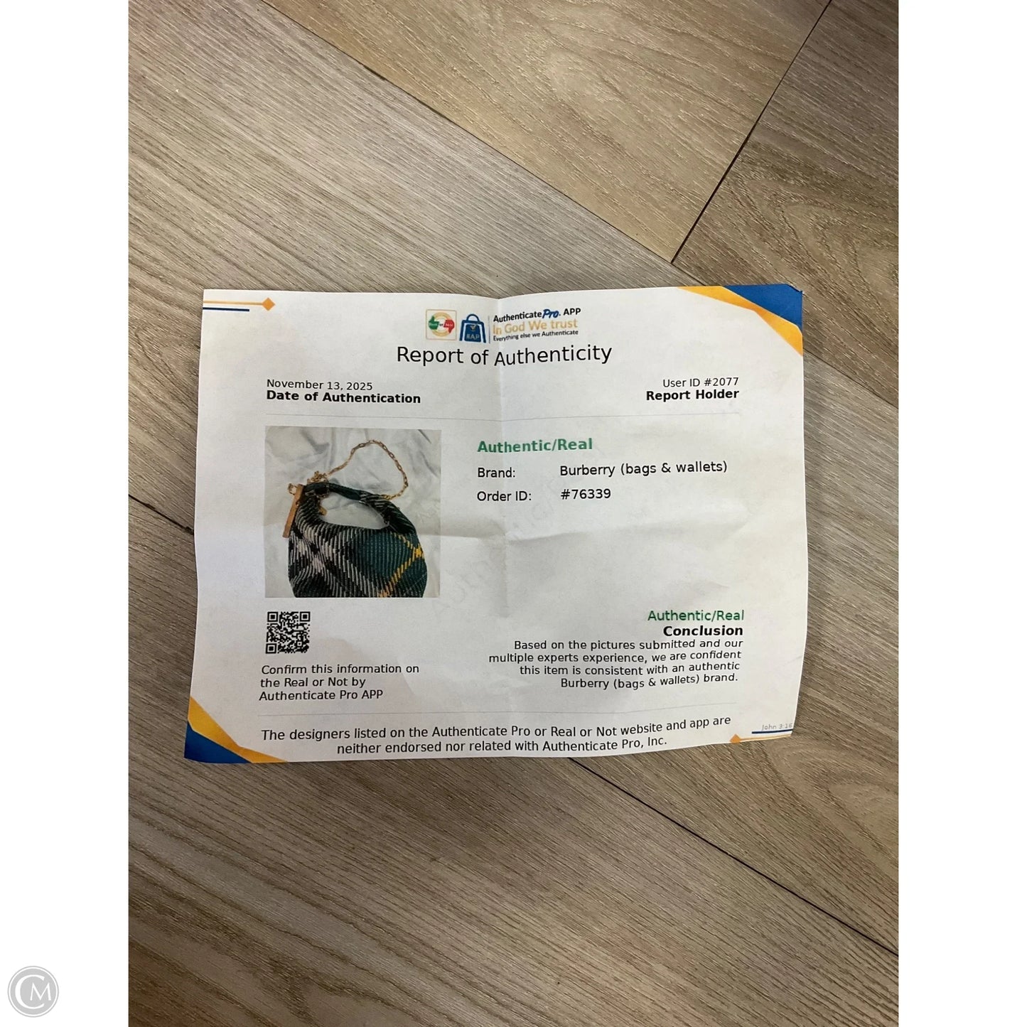 Crossbody Luxury Designer By Burberry, Size: Small