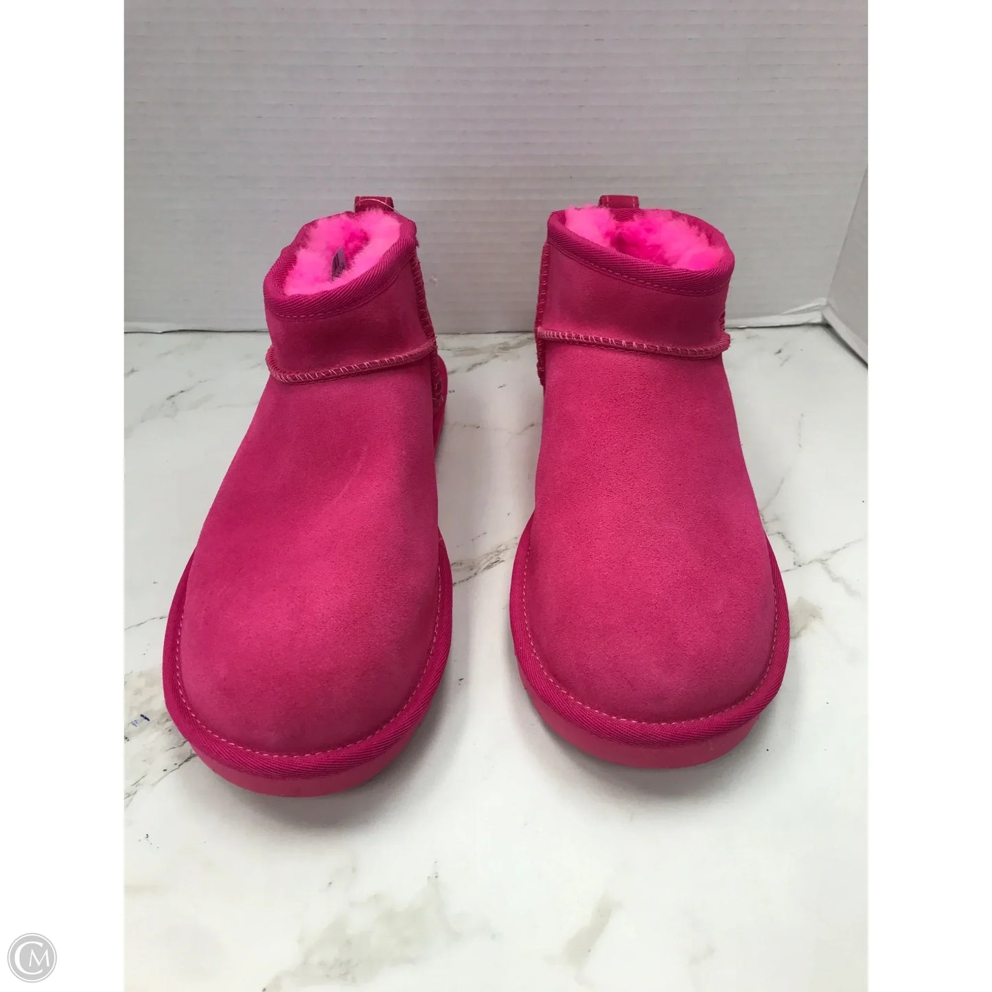 Boots Designer By Ugg In Pink, Size: 8