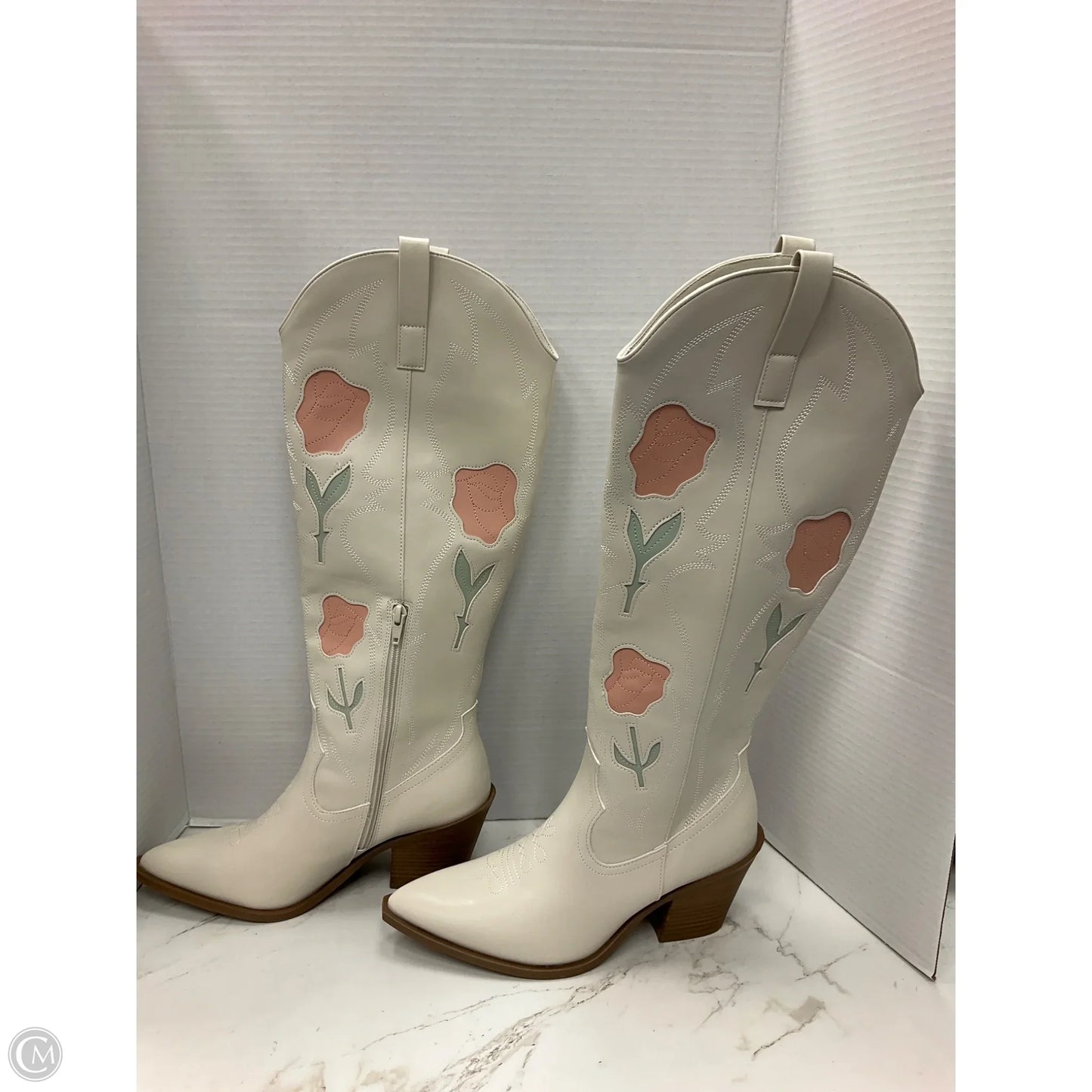 Boots Western By Universal Thread In Cream, Size: 9