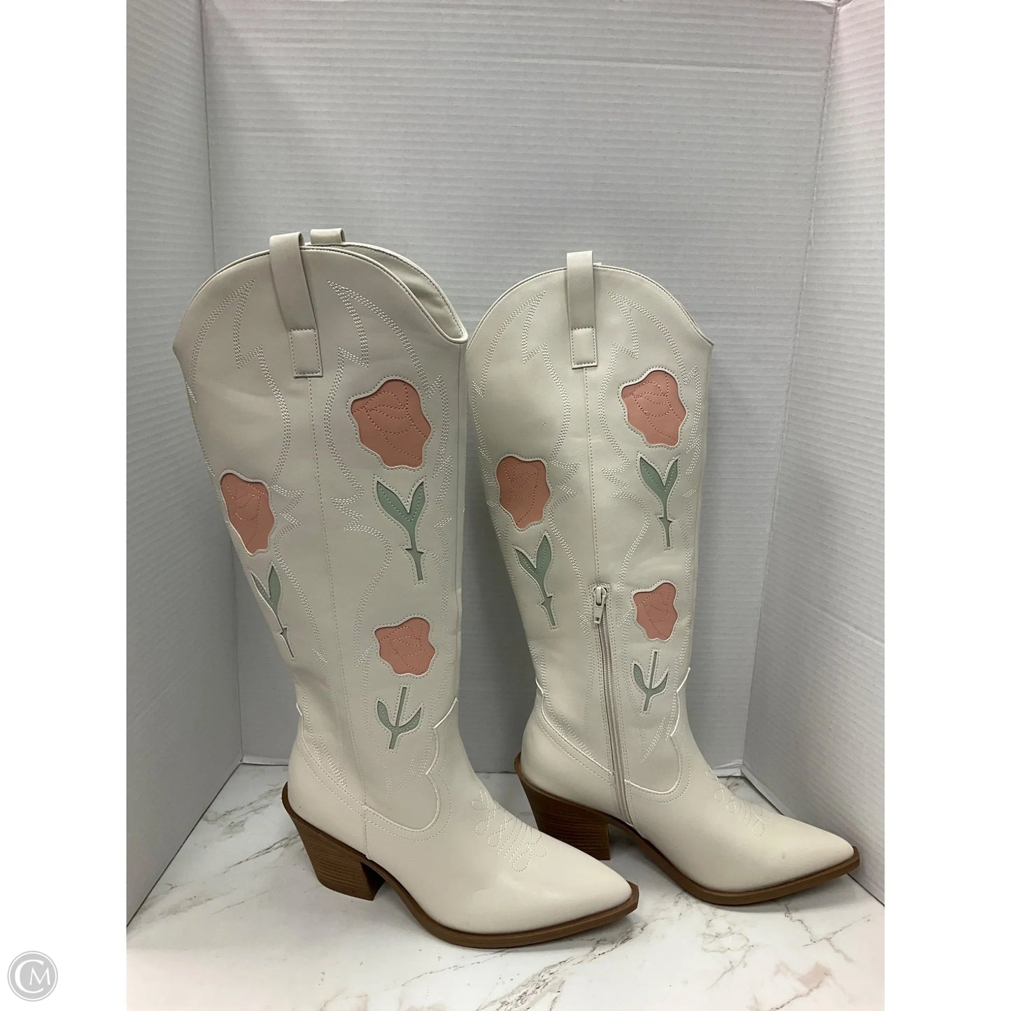 Boots Western By Universal Thread In Cream, Size: 9