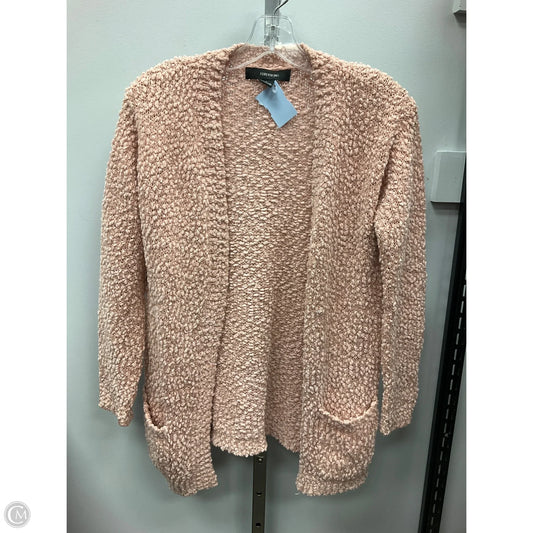 Sweater Cardigan By Forever 21 In Peach, Size: S
