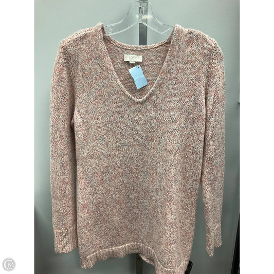 Sweater By Loft In Pink, Size: M