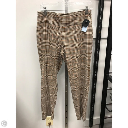Pants Cropped By Zac And Rachel In Plaid Pattern, Size: 8