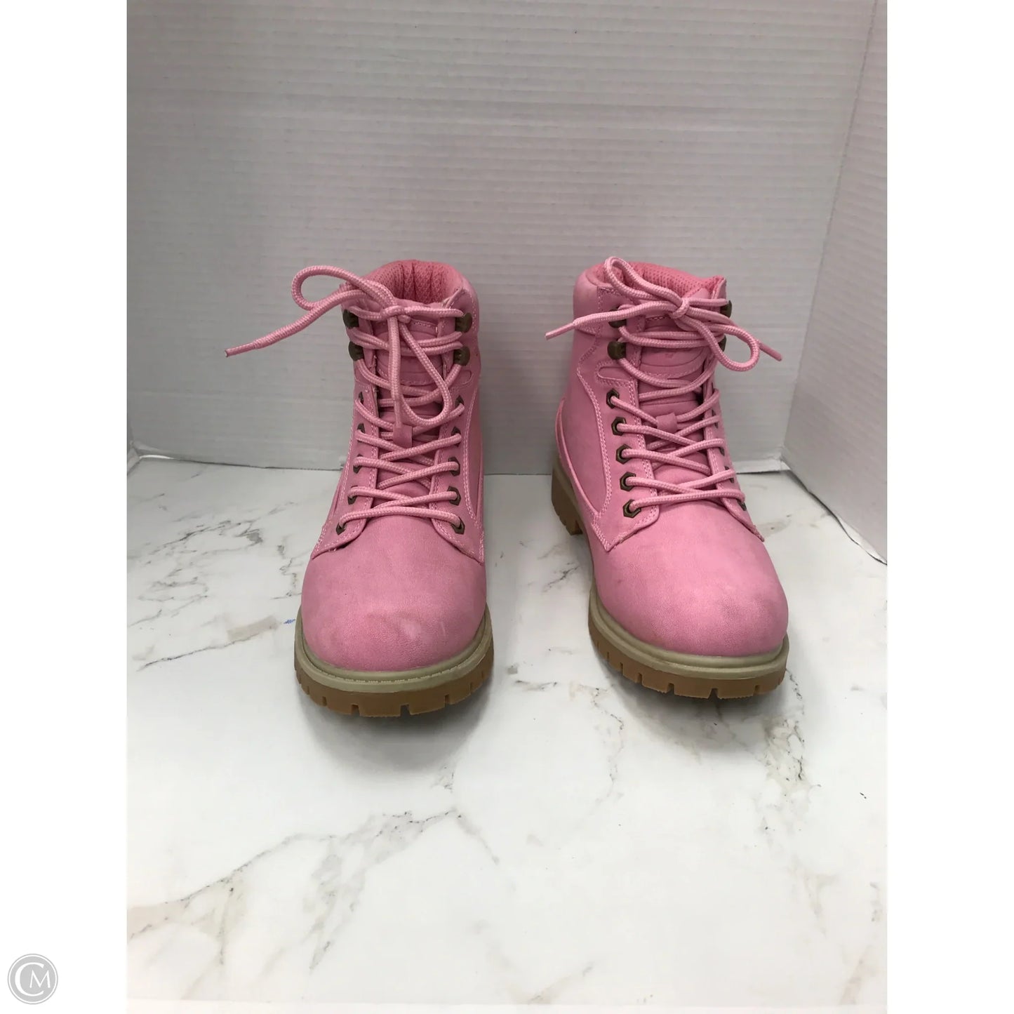 Boots Hiking By Cmc In Pink, Size: 9