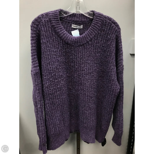 Sweater By Sonoma In Purple, Size: Xxl