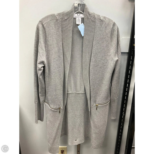 Sweater Cardigan By Magaschoni In Grey, Size: M