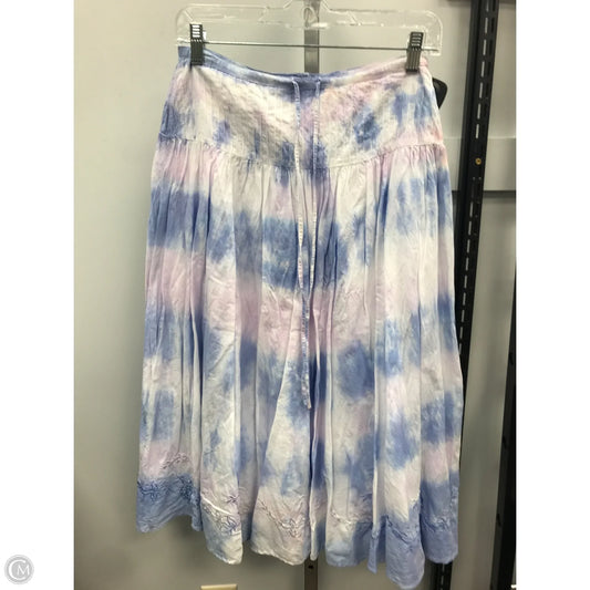 Skirt Midi By Ana In Blue & White, Size: 4p