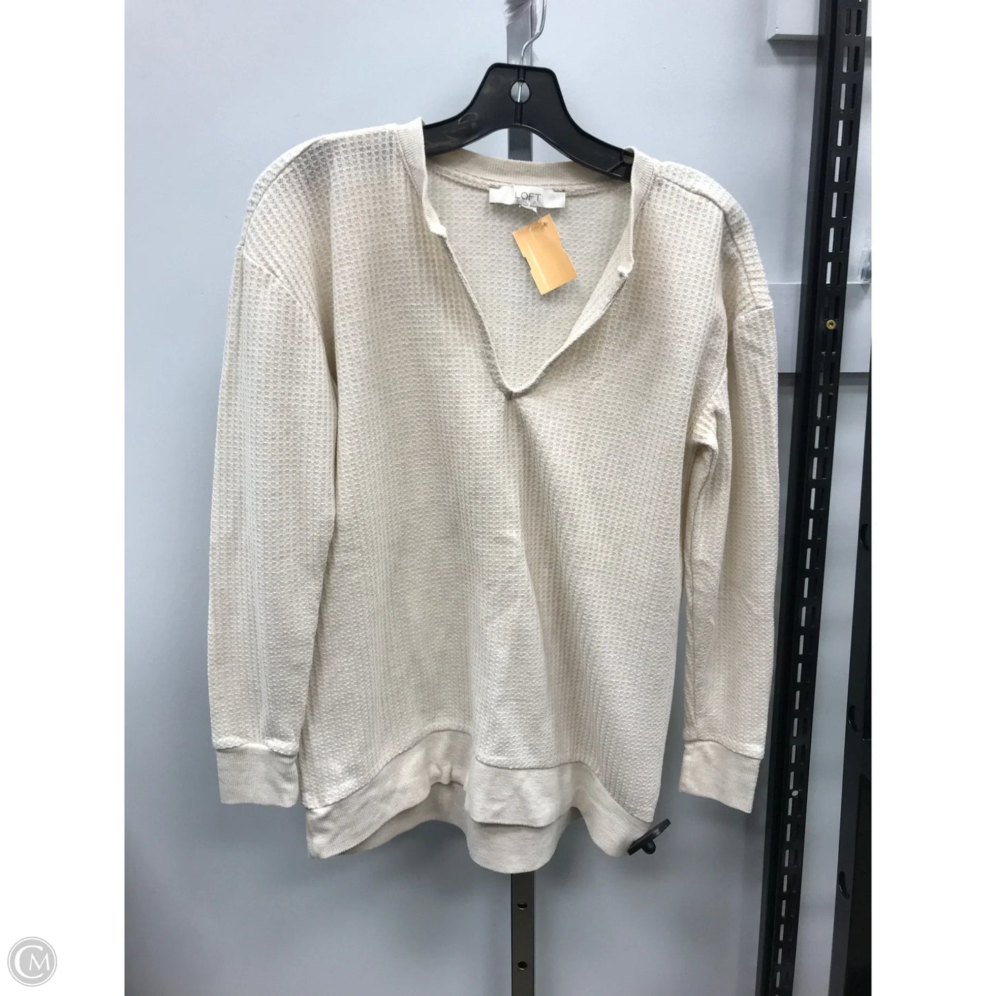 Top Long Sleeve By Loft In Beige, Size: Xs