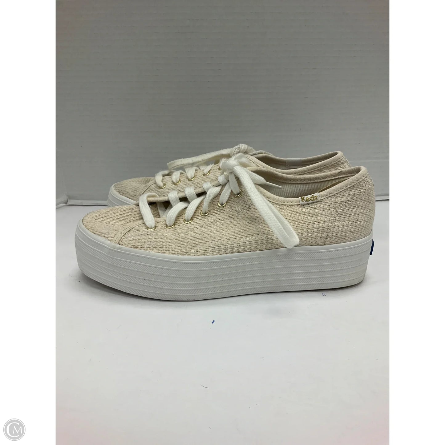 Shoes Sneakers By Keds In Cream, Size: 8.5